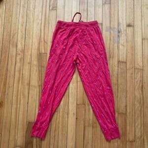 Polo Ralph Lauren Sleepwear Pajama Pants All Over Pony Logo red Pink S CH P